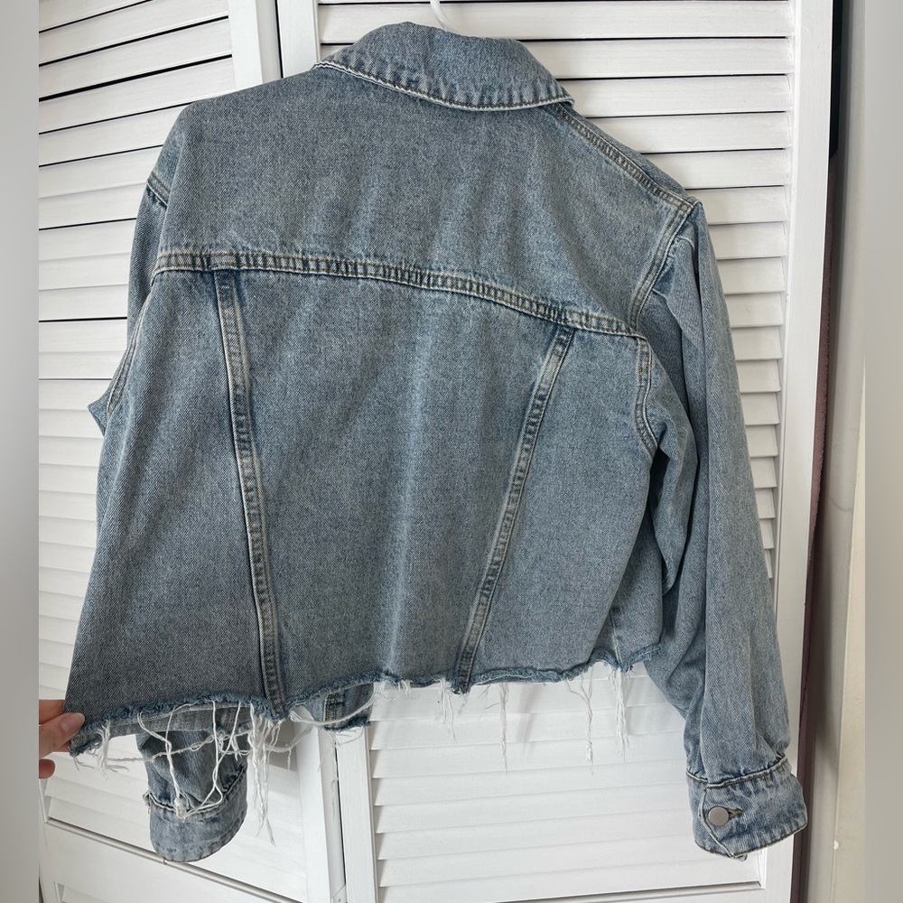 12th Tribe Oversized Denim Jacket - Picture 4 of 4